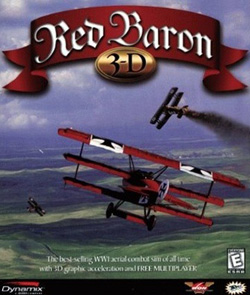 Pochette Red Baron 3D version PC Windows
