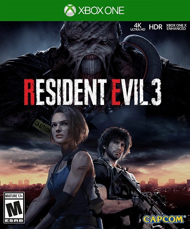Pochette Resident Evil 3 version Xbox One