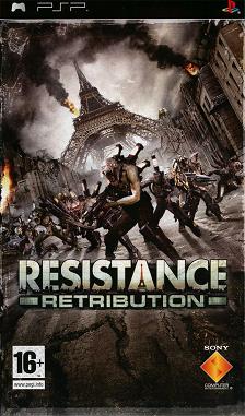 Pochette Resistance Retribution version PSP