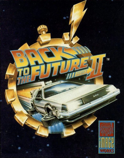 Pochette Retour vers le futur part II version Amstrad CPC