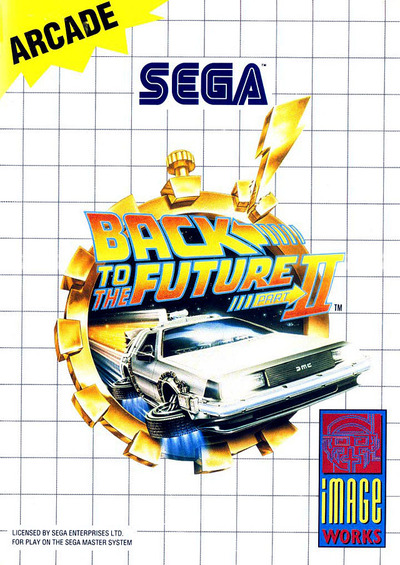 Pochette Retour vers le futur part II version Master System
