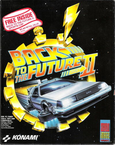 Pochette Retour vers le futur part II version PC MS-DOS