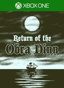 Pochette Return of the Obra Dinn version Xbox One