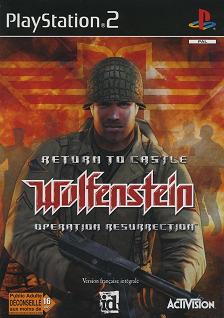 Pochette Return to Castle Wolfenstein : Operation Resurrection version PlayStation 2