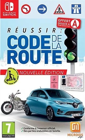 Pochette Réussir : Code de la Route - Nouvelle Édition version Switch