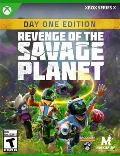 Pochette Revenge of the Savage Planet version Xbox Series X/S
