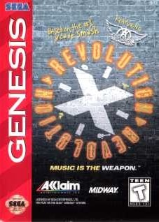 Pochette Revolution X version Megadrive
