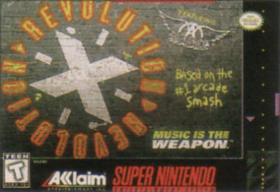 Pochette Revolution X version Super Nintendo