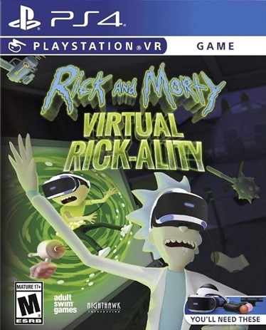 Pochette Rick and Morty : Virtual Rick-ality version PlayStation 4