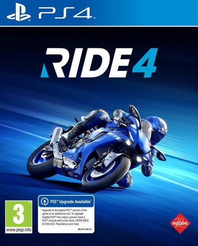 Pochette Ride 4 version PlayStation 4