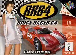 Pochette Ridge Racer 64 version Nintendo 64