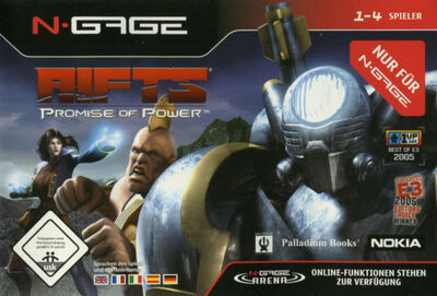 Pochette Rifts : A la conquête du pouvoir version N-Gage