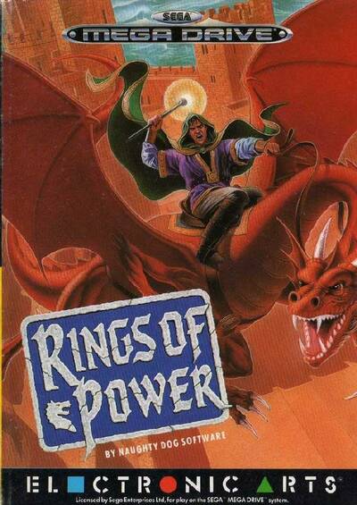 Pochette Rings of Power version Megadrive