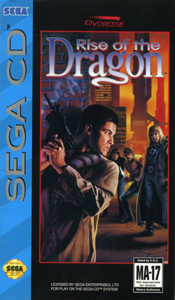 Pochette Rise of the Dragon version Mega-CD
