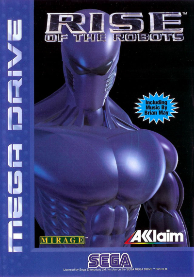Pochette Rise of the Robots version Megadrive