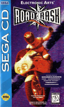 Pochette Road Rash version Mega-CD