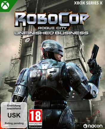 Pochette RoboCop : Rogue City - Unfinished Business version Xbox Series X/S