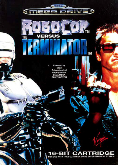 Pochette RoboCop Versus The Terminator version Megadrive