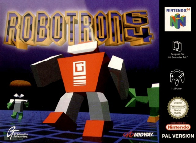 Pochette Robotron 64 version Nintendo 64