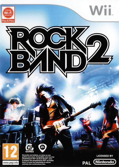 Pochette Rock Band 2 version Wii