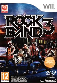 Pochette Rock Band 3 version Wii