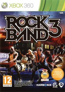 Pochette Rock Band 3 version Xbox 360