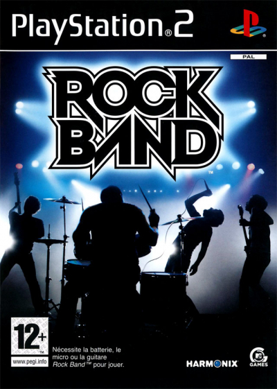 Pochette Rock Band version PlayStation 2