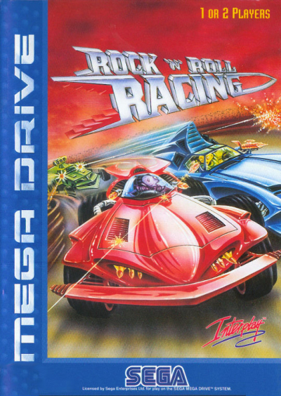 Pochette Rock'n Roll Racing version Megadrive