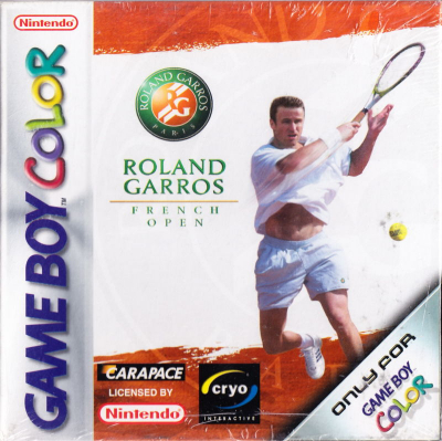 Pochette Roland Garros 2000 version GameBoy/Color