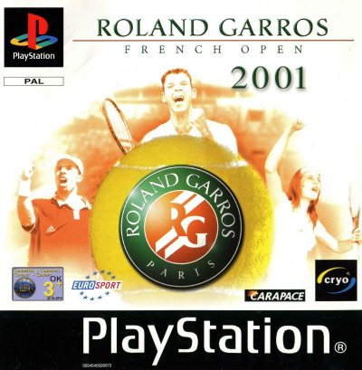 Pochette Roland Garros 2001 version PlayStation