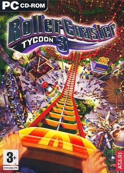 Pochette RollerCoaster Tycoon 3 version PC Windows