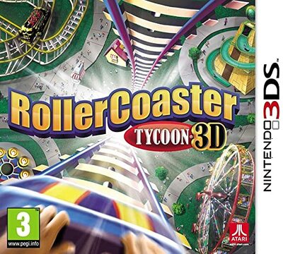 Pochette RollerCoaster Tycoon 3D version 3DS