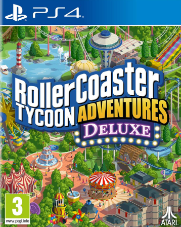 Pochette RollerCoaster Tycoon Adventures version PlayStation 4