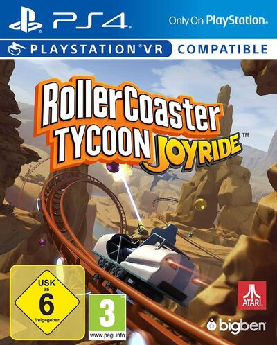 Pochette RollerCoaster Tycoon Joyride version PlayStation 4