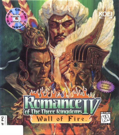 Pochette Romance of the Three Kingdoms IV : Wall of Fire version PC Windows