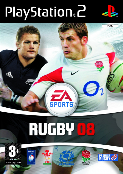 Pochette Rugby 08 version PlayStation 2