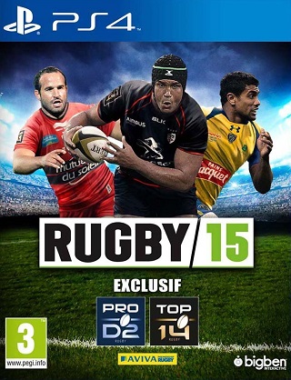 Pochette Rugby 15 version PlayStation 4