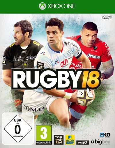 Pochette Rugby 18 version Xbox One