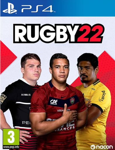 Pochette Rugby 22 version PlayStation 4