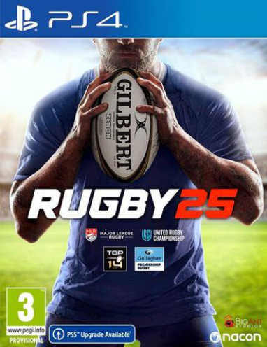 Pochette Rugby 25 version PlayStation 4