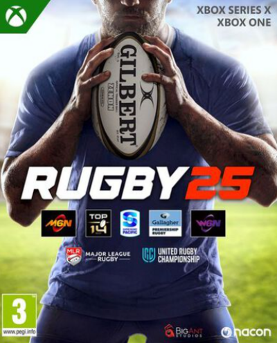 Pochette Rugby 25 version Xbox Series X/S