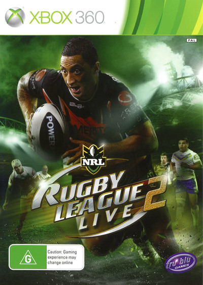 Pochette Rugby League Live 2 version Xbox 360