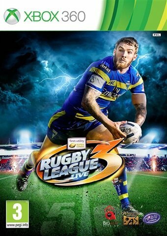 Pochette Rugby League Live 3 version Xbox 360