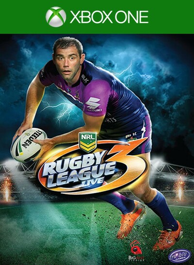 Pochette Rugby League Live 3 version Xbox One
