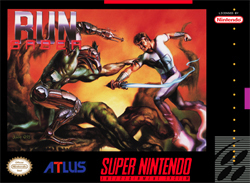 Pochette Run Saber version Super Nintendo
