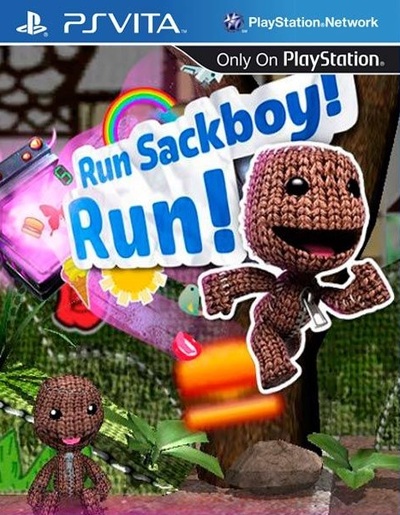 Pochette Run Sackboy! Run! version PSVita