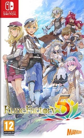 Pochette Rune Factory 5 version Switch