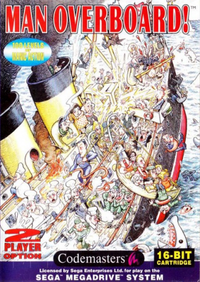 Pochette S.S. Lucifer Man Overboard ! version Megadrive