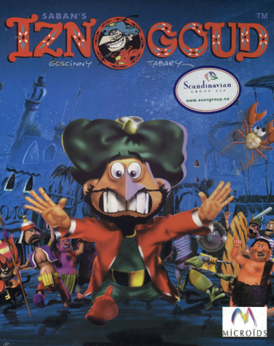 Pochette Saban's Iznogoud version PC MS-DOS