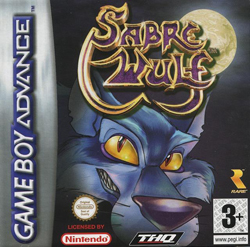 Pochette Sabre Wulf version GameBoy Advance